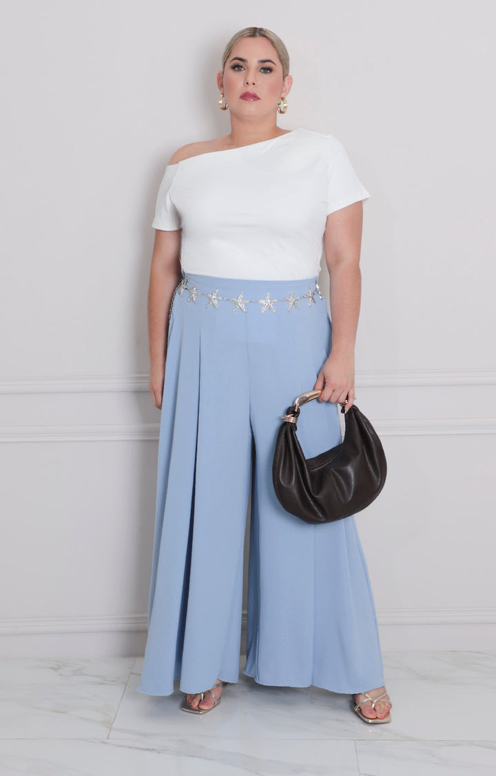 Pantalón de pierna amplia - PANTALON CURVY Boutiquemirel 