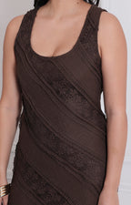 Vestido con textura - VESTIDO LARGO REGULAR Boutiquemirel 