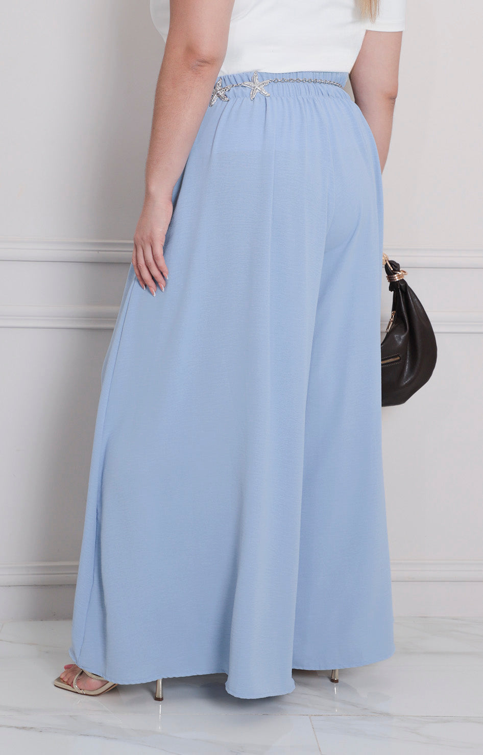 Pantalón de pierna amplia - PANTALON CURVY Boutiquemirel 