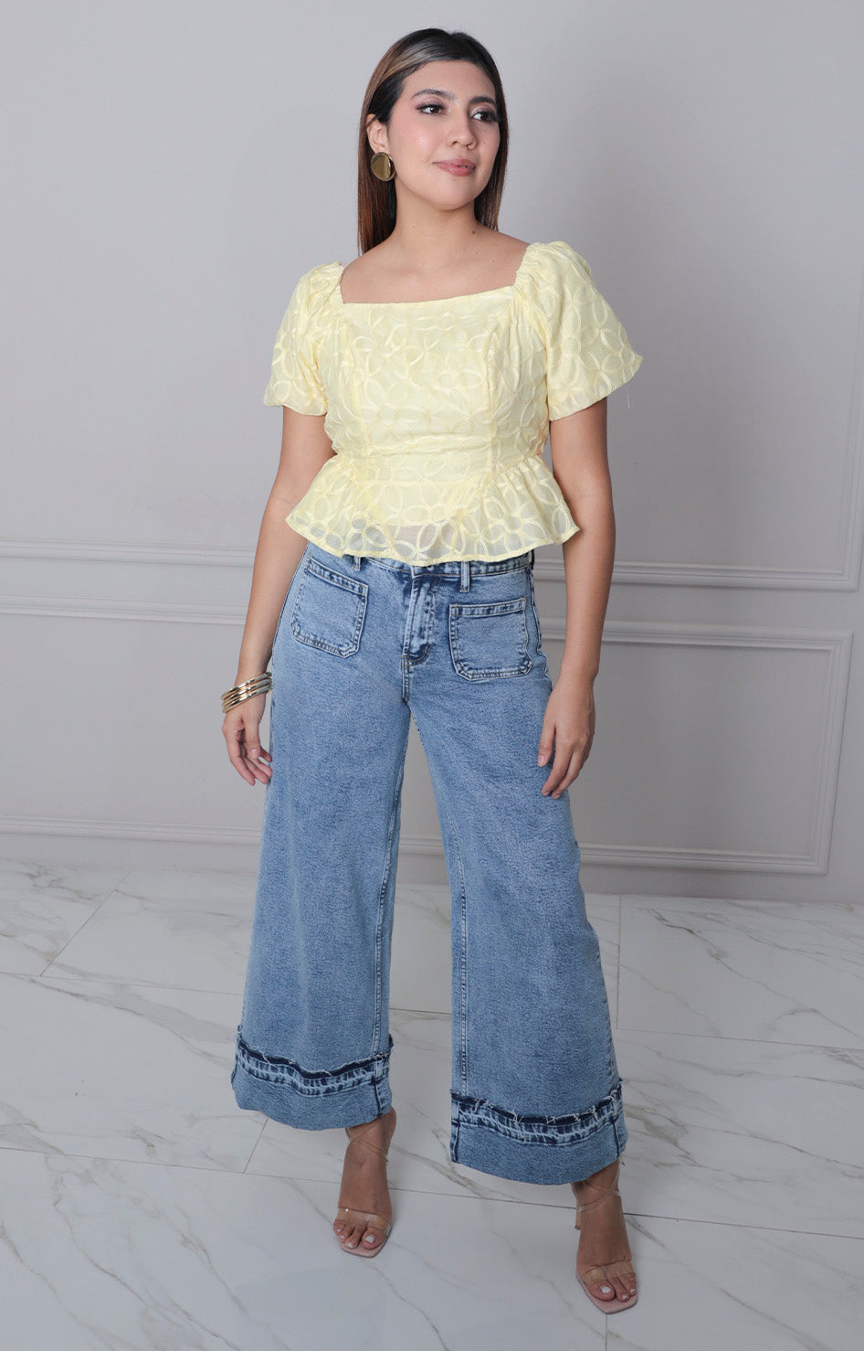 Blusa con bordado - BLUSAS REGULAR Boutiquemirel 