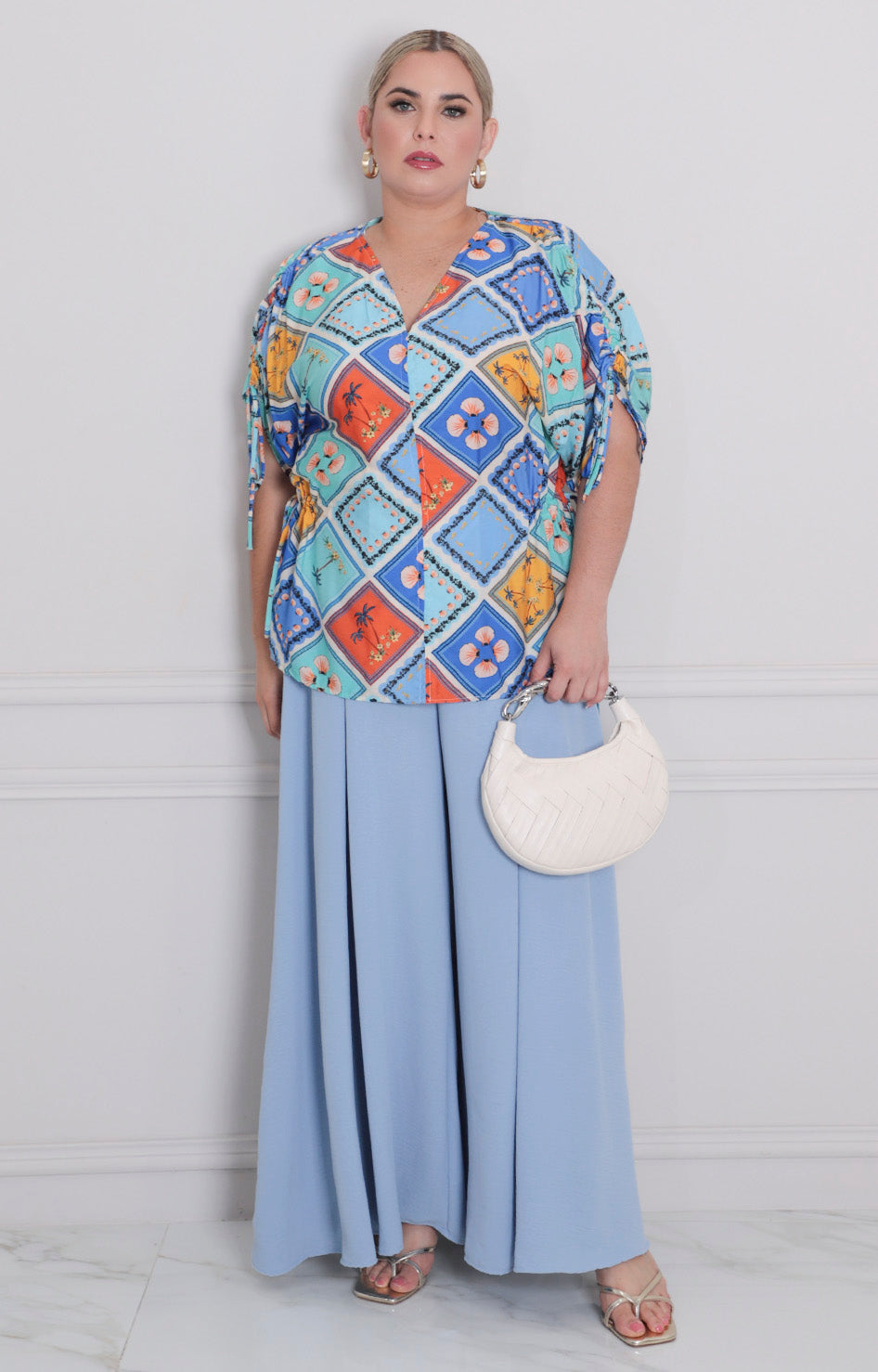 B*3-26*VERXY*JT0857*AQUA ESTAMPADO - BLUSAS CURVY Boutiquemirel 