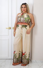 Conjunto halter estampado