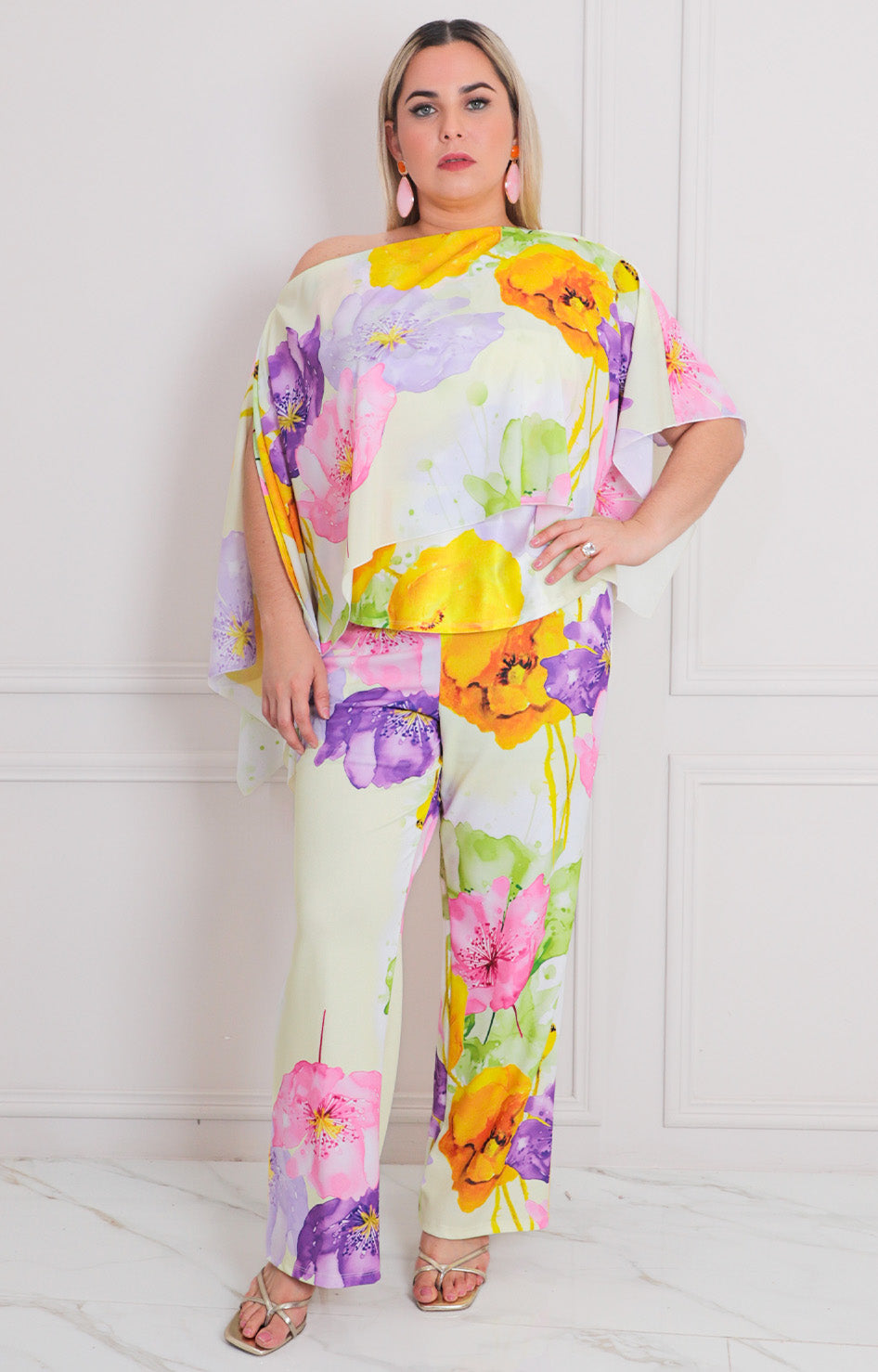 Conjunto estampado asimétrico - CONJUNTO CURVY Boutiquemirel 
