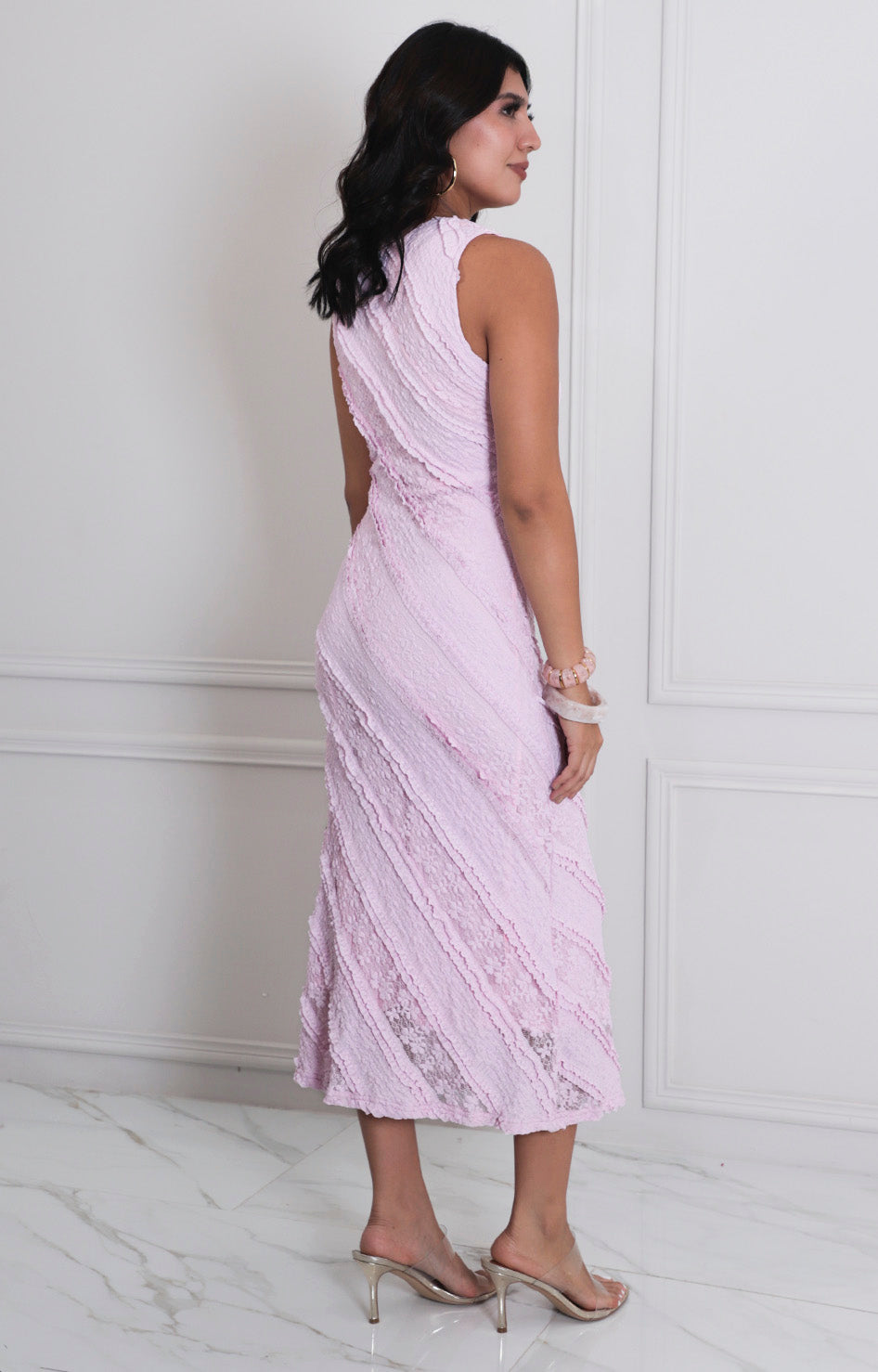Vestido con textura - VESTIDO LARGO REGULAR Boutiquemirel 