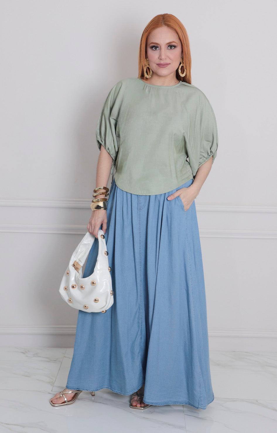 Falda de mezclilla - FALDA MEZCLILLA REGULAR Boutiquemirel 