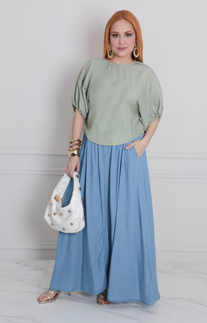 Falda de mezclilla - FALDA MEZCLILLA REGULAR Boutiquemirel 