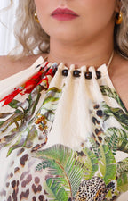 Conjunto halter estampado