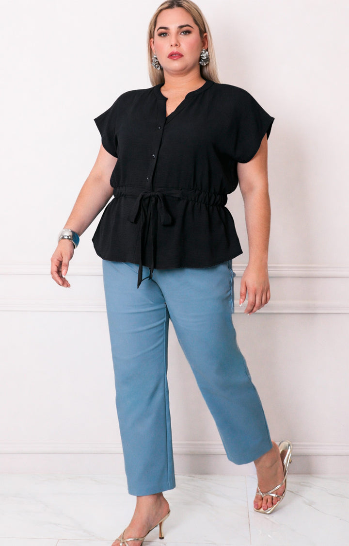 Blusa con lazo - BLUSAS CURVY Boutiquemirel 