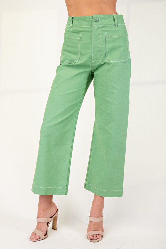 P*2-26*GIGIO*TG1525*VERDE - PANTALON REGULAR Boutiquemirel 