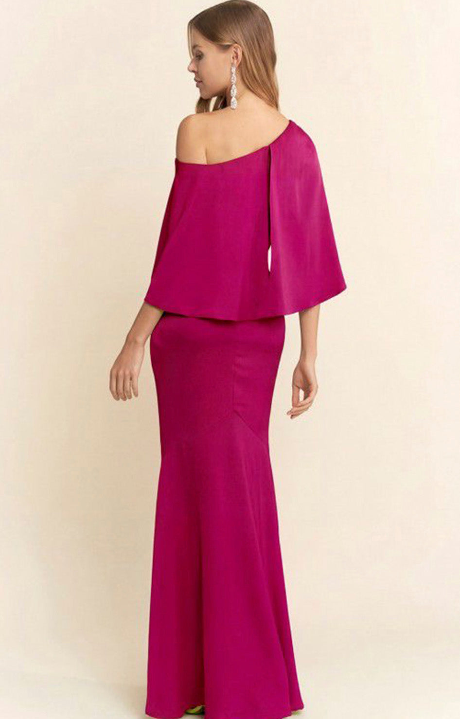 V*1-26*MANIJU*UN2513*MAGENTA - VESTIDO LARGO REGULAR Boutiquemirel 