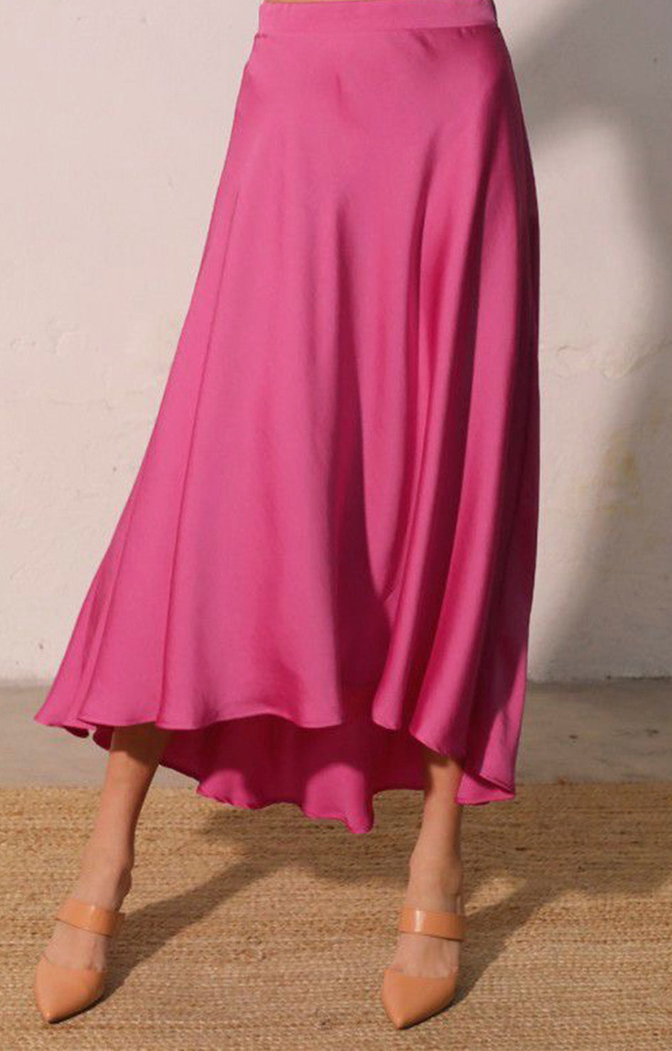 Falda fucsia asimètrica - FALDA REGULAR Boutiquemirel 