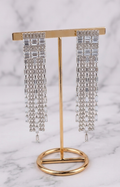 Aretes Largos Glamour Plata
