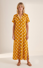 Vestido amarillo polkadots