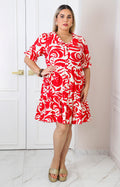 Vestido casual estampado