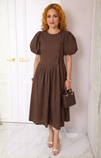 Vestido chocolate