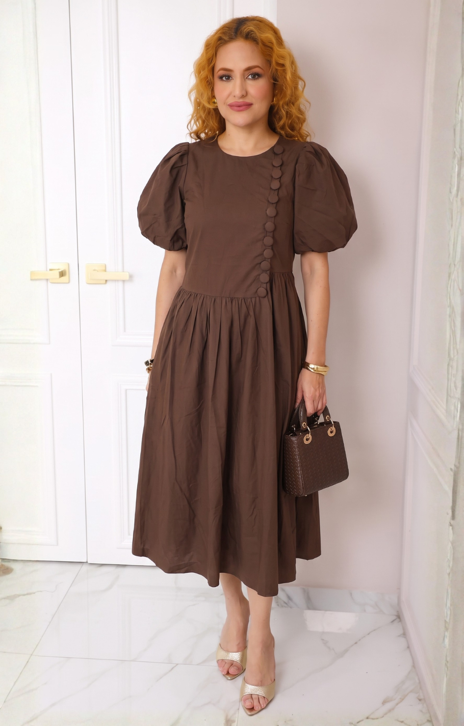 Vestido chocolate