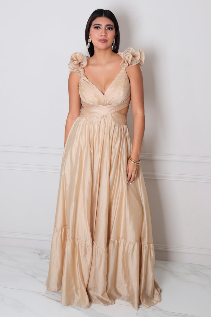 Vestido largo asimétrico - VESTIDO LARGO REGULAR Boutiquemirel 