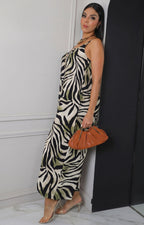 Palazzo con estampado de zebra