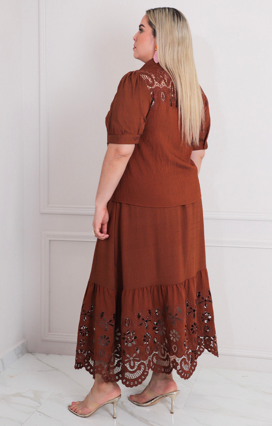 Conjunto con bordado - CONJUNTO CURVY Boutiquemirel 