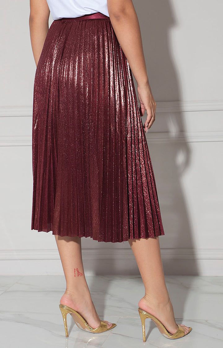 Falda vino metálica