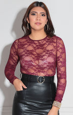 Pantiblusa morada crochet - BLUSA Boutiquemirel 