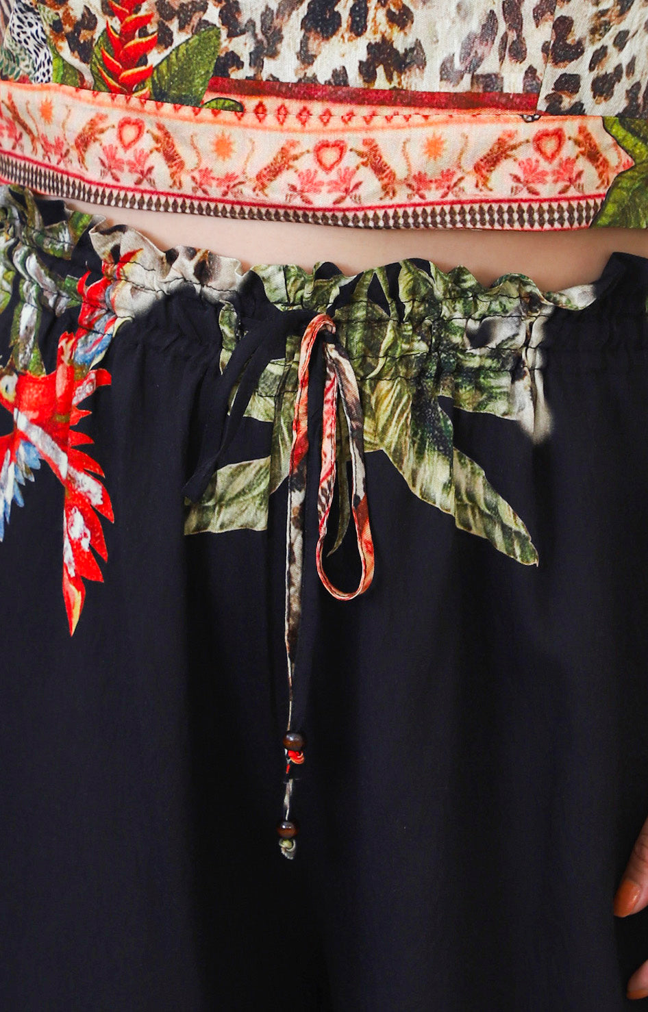 Conjunto halter estampado