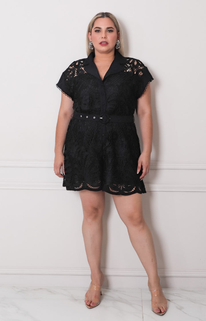 Palazzo corto con guipur - PALAZZO CORTO CURVY Boutiquemirel 