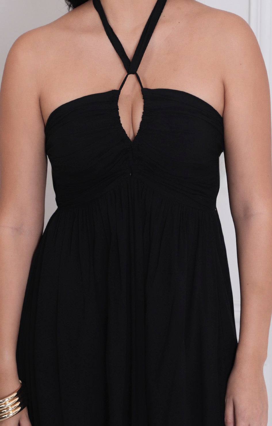 Vestido largo tipo halter - VESTIDO CORTO REGULAR Boutiquemirel 