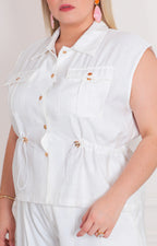 Conjunto blanco liso - CONJUNTO CURVY Boutiquemirel 