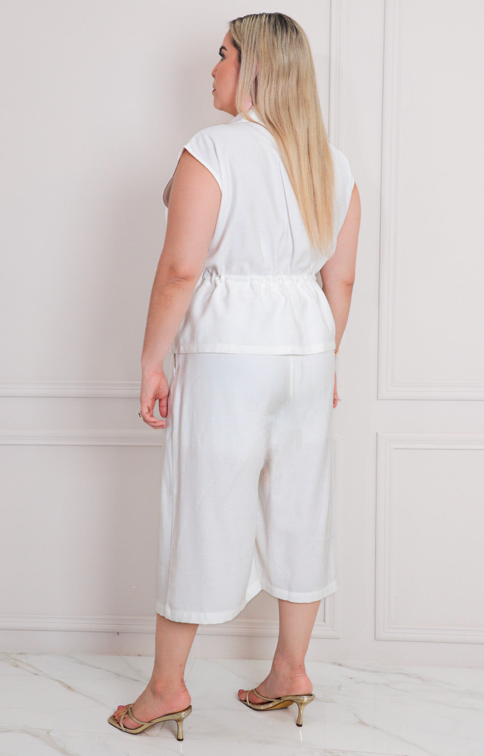 Conjunto blanco liso - CONJUNTO CURVY Boutiquemirel 