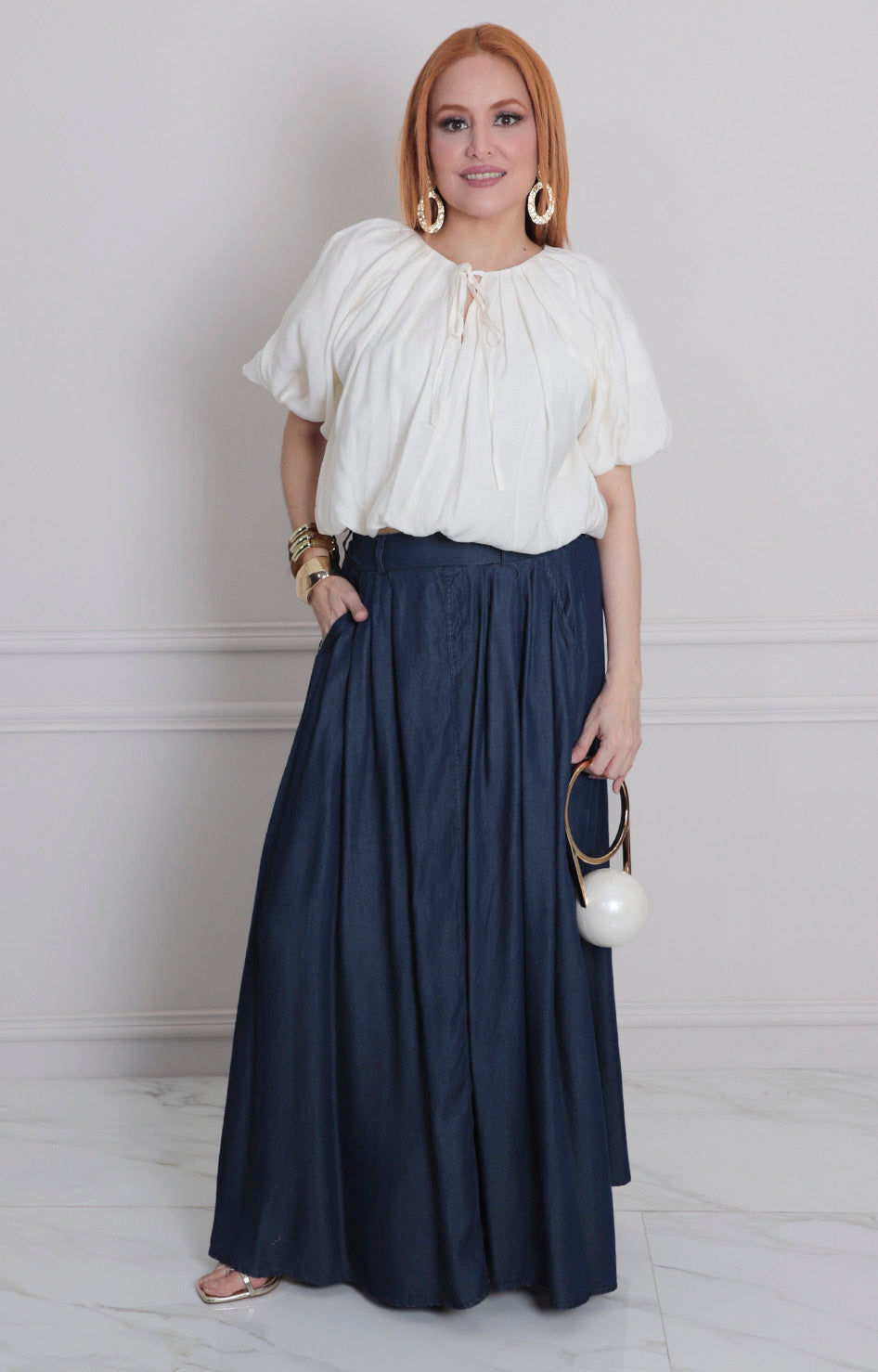 Falda de mezclilla - FALDA MEZCLILLA REGULAR Boutiquemirel 