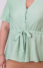 Blusa con lazo - BLUSAS CURVY Boutiquemirel 