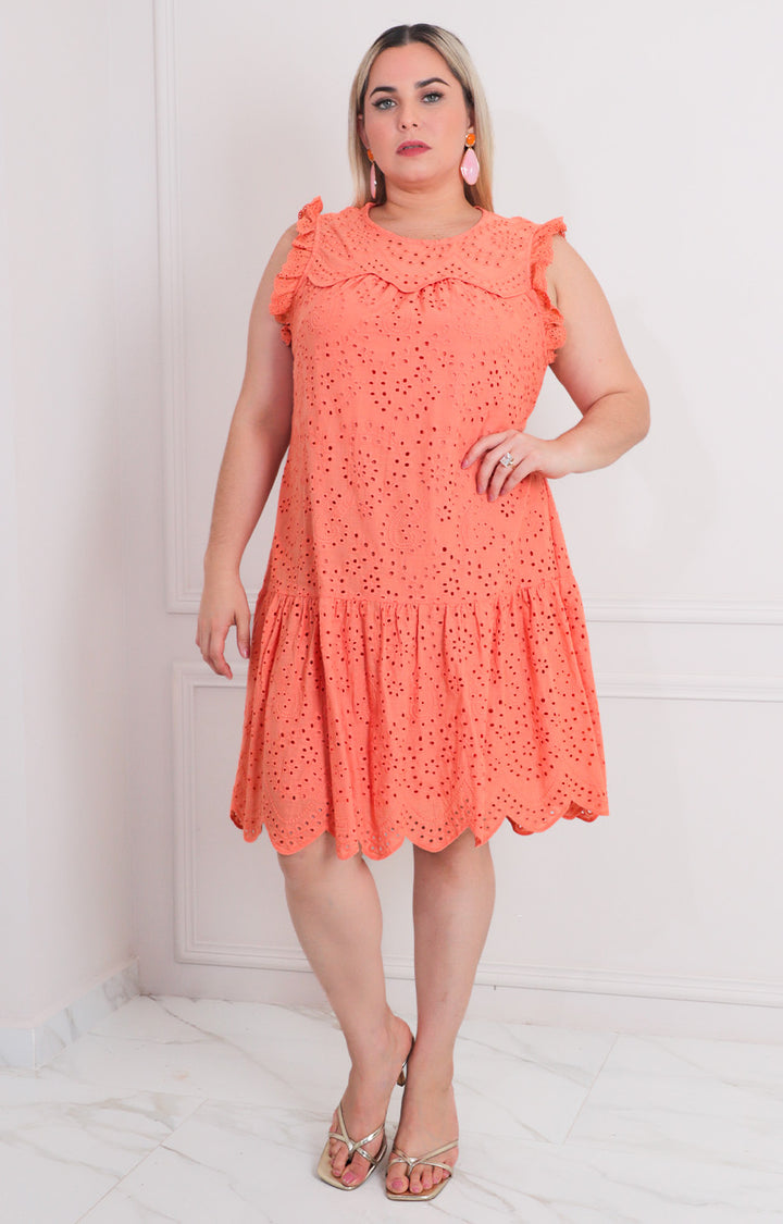 Vestido con textura - VESTIDO CORTO CURVY Boutiquemirel 