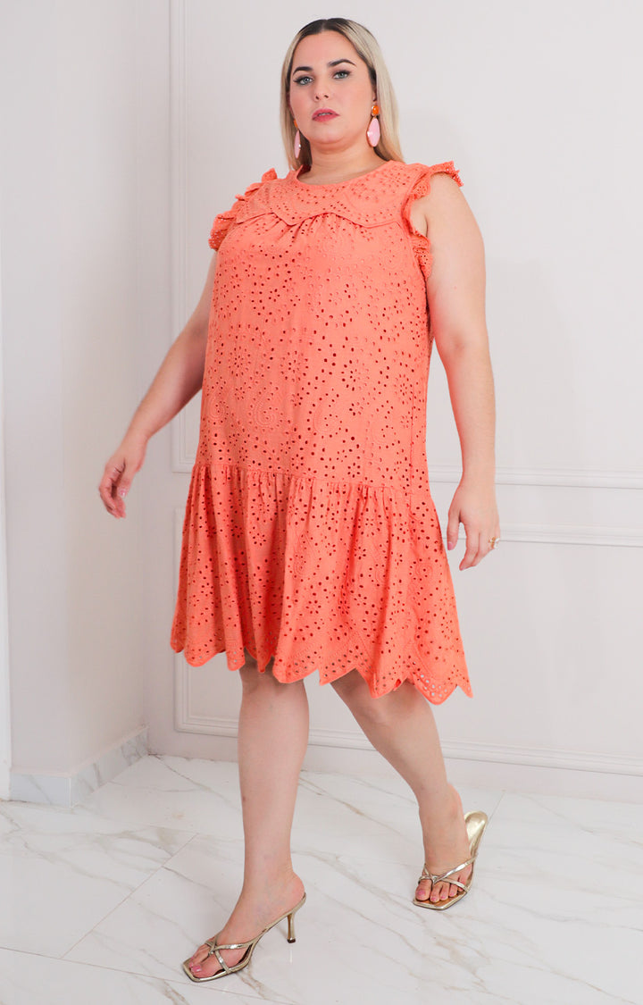 Vestido con textura - VESTIDO CORTO CURVY Boutiquemirel 