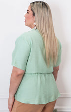 Blusa con lazo - BLUSAS CURVY Boutiquemirel 