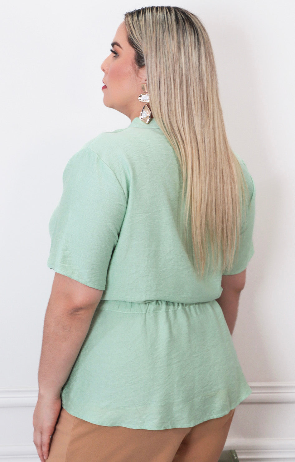 Blusa con lazo - BLUSAS CURVY Boutiquemirel 