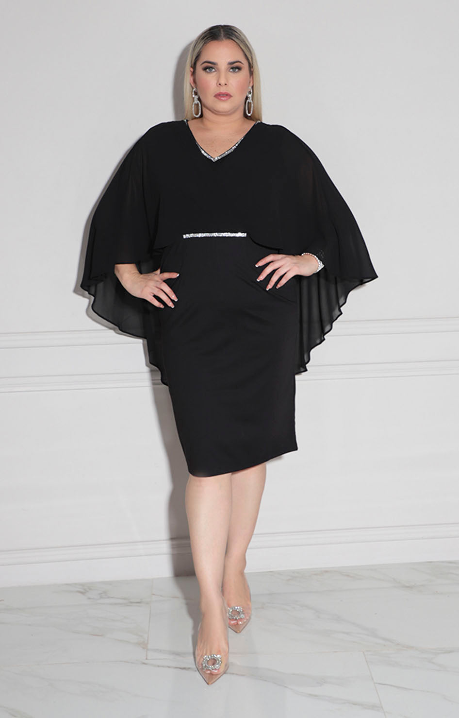 Vestido negro formal