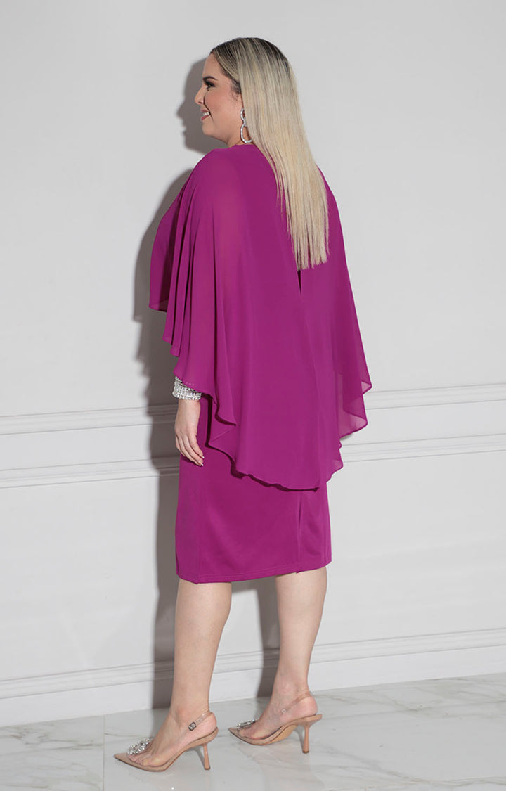 Vestido magenta formal