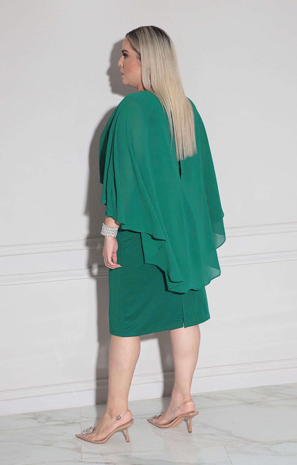 Vestido verde formal