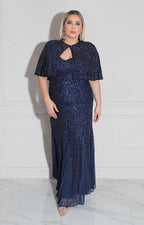 Vestido azul con lentejuela - VESTIDO XL Boutiquemirel 