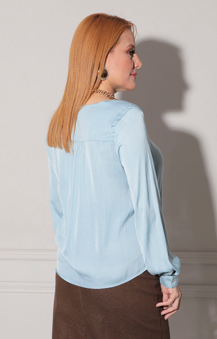 Blusa azul