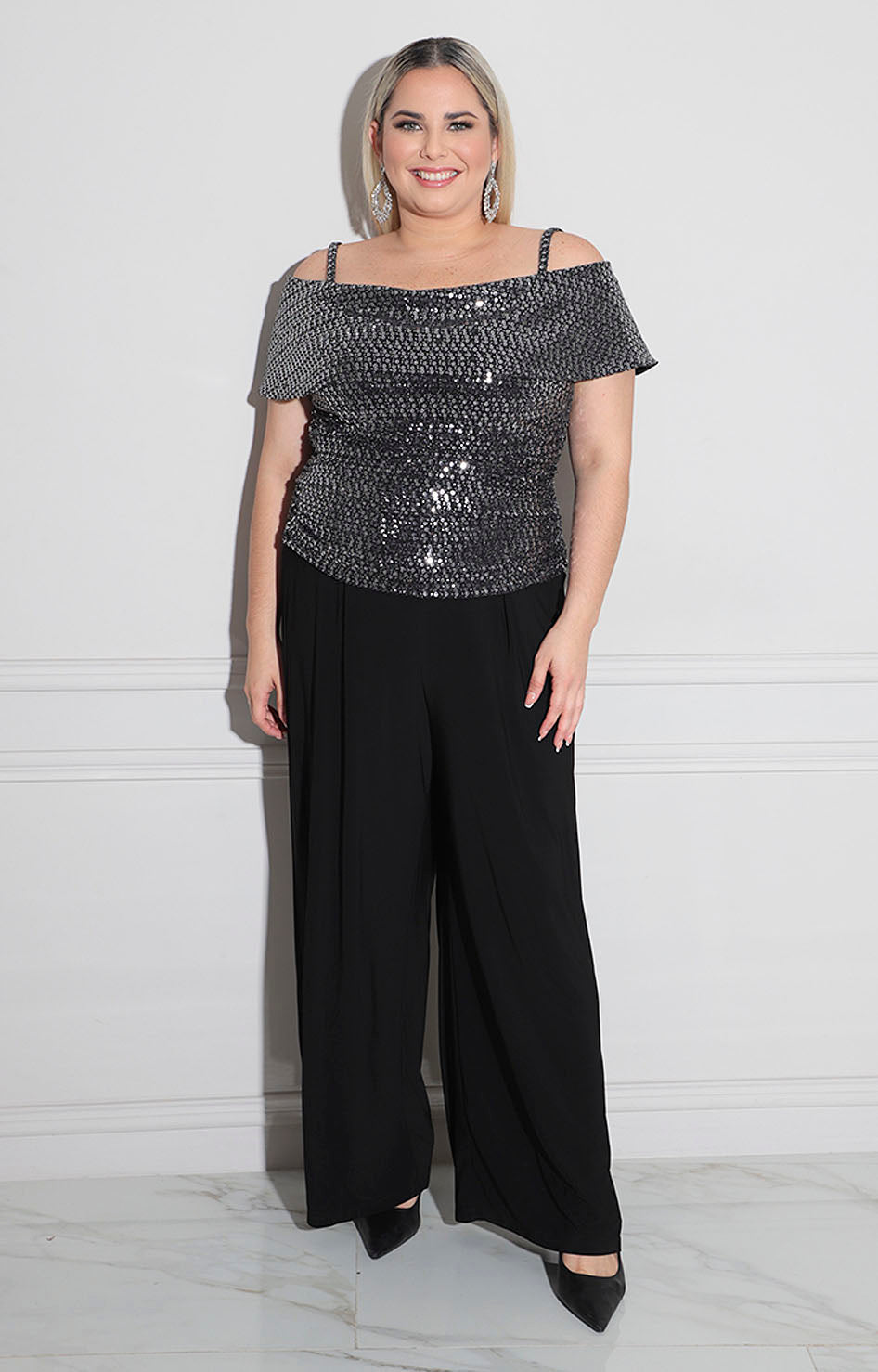 Palazzo negro de gala - PANTALON XL Boutiquemirel 
