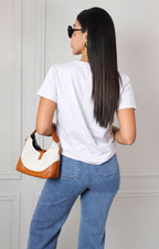 Blusa con estampado gráfico de oso