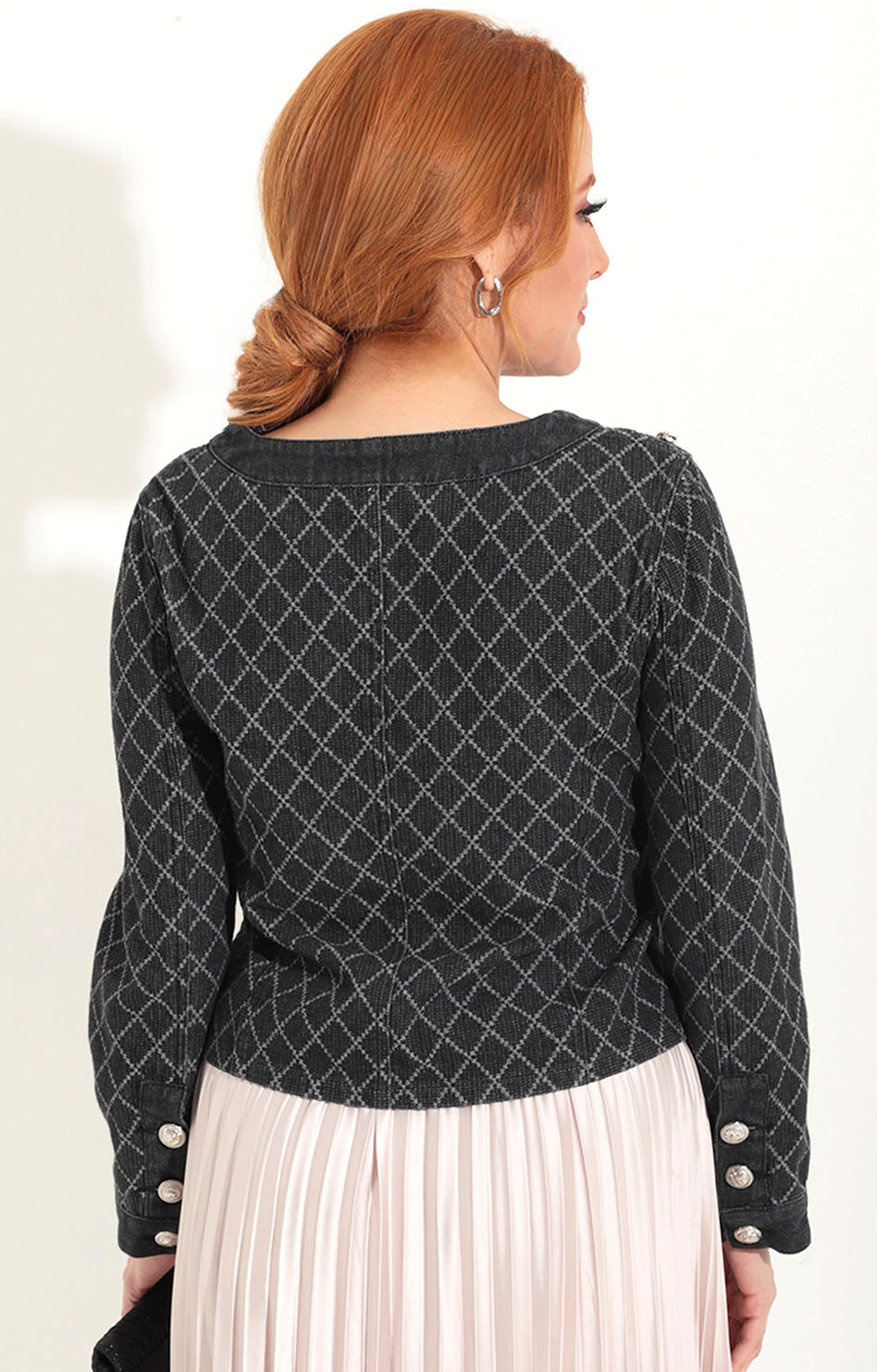 Saco negro con aplicaciones - SACO Boutiquemirel 