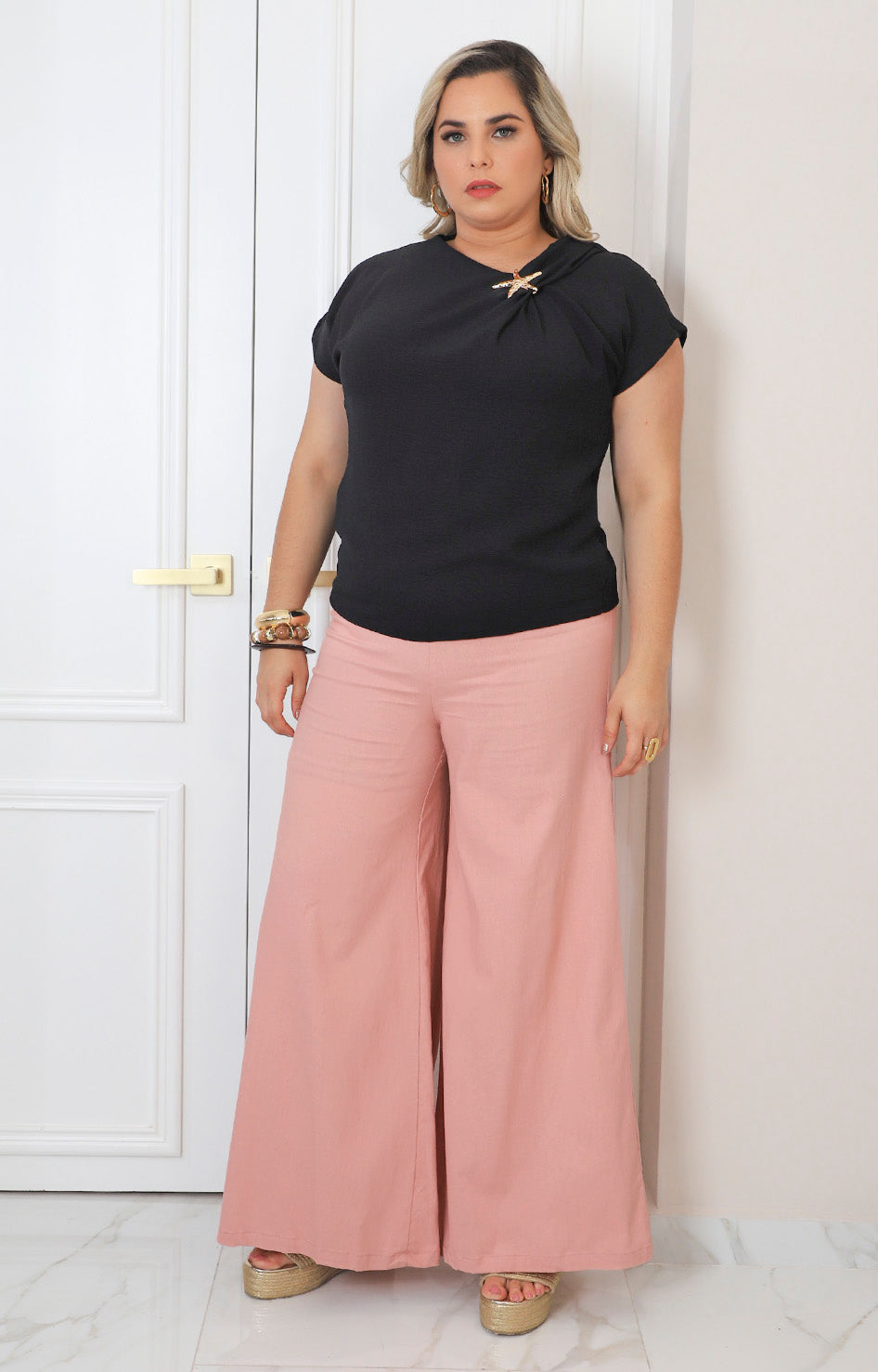 Blusa lisa con estrella
