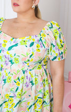 Vestido estampado multicolor