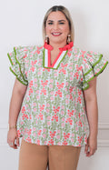 Blusa estampada - BLUSAS CURVY Boutiquemirel 