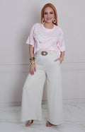 Pantalòn con cinturón - PANTALON REGULAR Boutiquemirel 