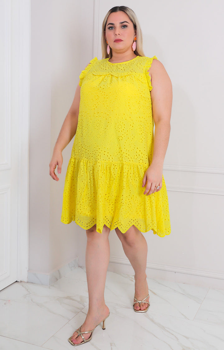 Vestido con textura - VESTIDO CORTO CURVY Boutiquemirel 