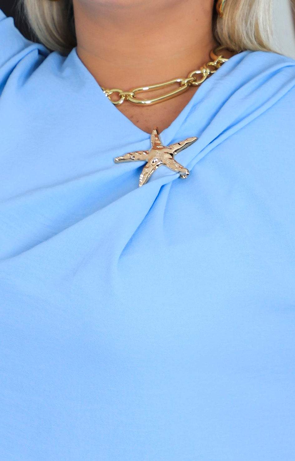 Blusa lisa con estrella
